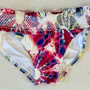 Tommy Hilfiger Colorful Tie-Dye Bikini Bottoms Size S